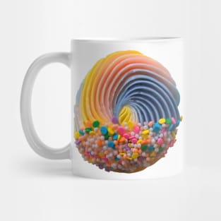 Rainbow Sprinkle Swirly Cupcake Mug